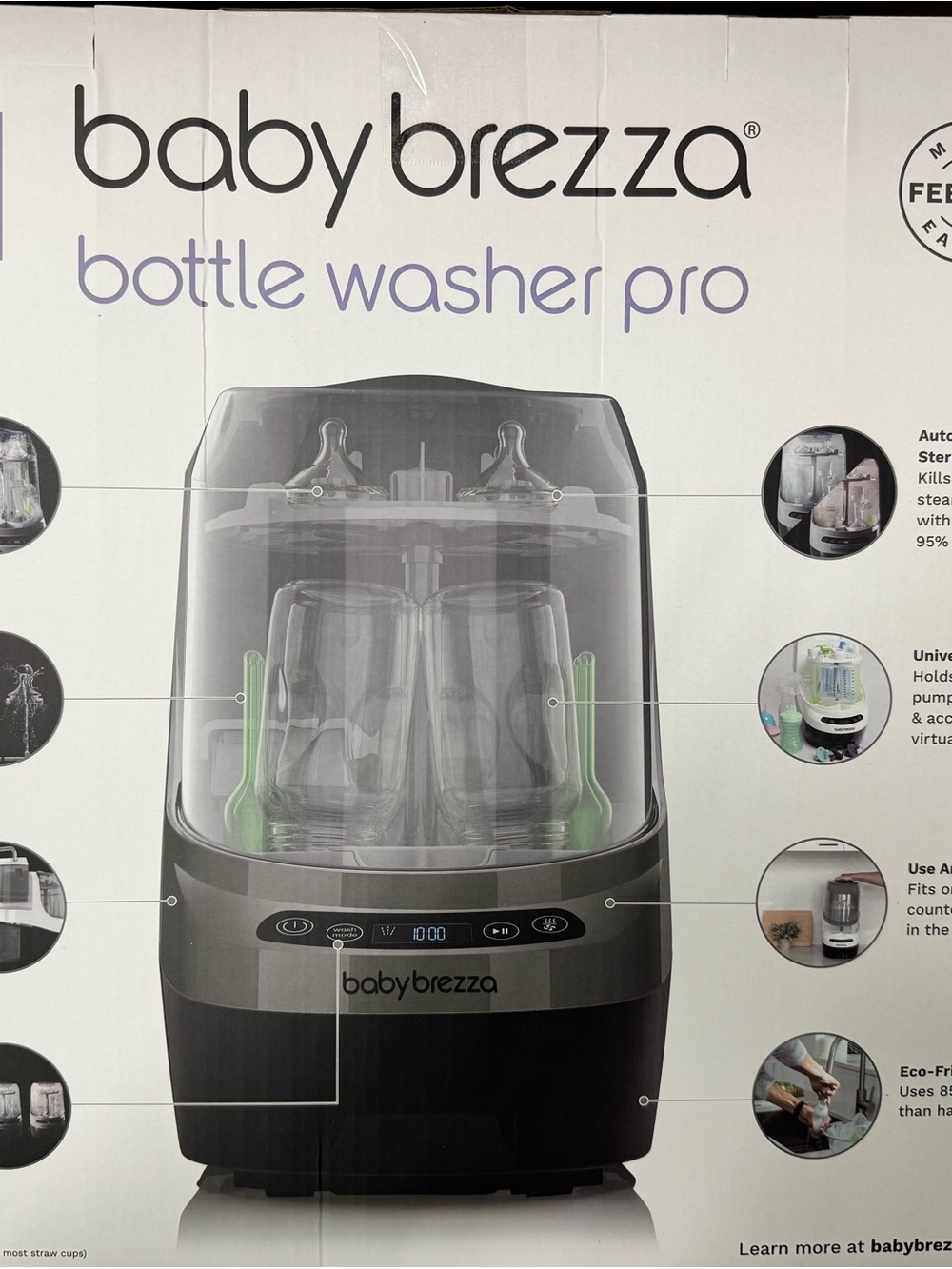 BRAND NEW Baby brezza Bottle Washer Pro in Black